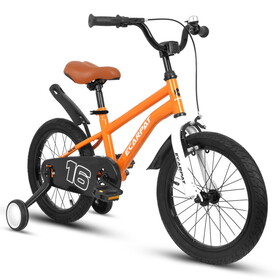 A16114 Kids Bike 16 inch for Boys & Girls with Training Wheels, Freestyle Kids' Bicycle with fender. W709P165853