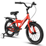 A16115 Kids Bike 16 inch for Boys & Girls with Training Wheels, Freestyle Kids' Bicycle with fender and carrier.