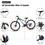 A27302 27 inch wheel mountain bike, 21-speed disc brake trigger transmission, aluminum frame unisex mountain bike W709P167862