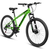 A2610 26 inch Mountain Bike 21 Speeds, Suspension Fork, Steel Frame Disc-Brake for Men Women Mens Bicycle W709P172703