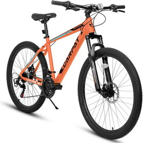 A26322 26-inch mountain bike adult aluminum frame shock absorbing front fork bike 21-speed disc brake mountain bike