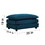 Chenille Fabric Ottomans Footrest to Combine with 2 Seater Sofa, 3 Seater Sofa and 4 Seater Sofa, Blue Chenille W714113429