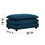 Free Combination Comfy Upholstery Modular Oversized L Shaped Sectional Sofa with Reversible Ottoman, Blue Chenille W714S00317