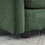 Free Combination Comfy Upholstery Modular Oversized L Shaped Sectional Sofa with Reversible Ottoman, Green Chenille W714S00338