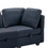 Modular Sectional Sofa Couch Bed with Storage 6 Seater, Sleeper Sofa Bed Couch with Reversible Chaise Ottomans, Adjustable Arms and Backs - Blue