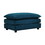 Free Combination Comfy Upholstery Modular Oversized L Shaped Sectional Sofa with Reversible Ottoman, Blue Chenille W714S00602