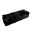 U-Shaped Sectional Sofa w/Reversible Footrest, 5-Seater Convertible Corner Couch with 2 Ottomans,Modern Minimalist Soft Sofa & Couch for Living Room, Black Chenille W714S00630