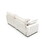 Modern Living Room Sofa Two-Piece Set, Suitable for Living room and Bedroom Sofa Set, Consists of two pieces of 2 Seater Sofa,White Corduroy W714S00685