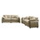 Modern Living Room Sofa Two-Piece Set, Suitable for Living room and Bedroom Sofa Set, Consists of two pieces of 2 Seater Sofa,Camel Corduroy W714S00712