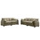 Modern Living Room Sofa Two-Piece Set, Suitable for Living room and Bedroom Sofa Set, Consists of two pieces of 2 Seater Sofa,Camel Corduroy W714S00712