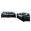 Modern Living Room Sofa Two-Piece Set, Suitable for Living room and Bedroom Sofa Set, Consists of two pieces of 2 Seater Sofa,Grey Corduroy W714S00752