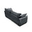 Modern Living Room Sofa Two-Piece Set, Suitable for Living room and Bedroom Sofa Set, Consists of two pieces of 2 Seater Sofa,Grey Corduroy W714S00752