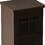 Glass Door Wine Cabinet with Three-Layer Design, with Drawer and X-Shaped Wine Rack, for Living Room, Kitchen, Dining Room, Bar W757113276