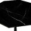 31.50"Octagonal Coffee Table with Printed Black Marble Table Top,Metal Base, for Dining Room, Kitchen, Living Room W757126159