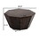 31.5"Octagonal Black walnut Rubber wood Coffee Table, Coffee Table, Living Room Bedroom W757P203144