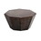 31.5"Octagonal Black walnut Rubber wood Coffee Table, Coffee Table, Living Room Bedroom W757P203144