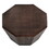 31.5"Octagonal Black walnut Rubber wood Coffee Table, Coffee Table, Living Room Bedroom W757P203144