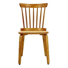 Solid Wood Slat Back Windsor Chair (Set of 2) W760102713