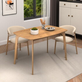 Solid Wood Dining Table - Timeless Elegance for Your Dining Space W760125979