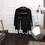 Accent Portable Garment Rack,Clothes Valet Stand with Storage Organizer,Black Finish W760P145329
