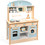 Wooden Kitchen Playset with Washing machine and microwave W78641800