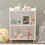 Kids 3-Tier Bookcase, Children's Book Display, Bookshelf Toy Storage Cabinet Organizer for Children's Room, Playroom, Nursery W808105250