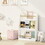 3 Tier Kids Book Shelf,Kids Book Rack, Helps Keep Bedrooms, Playrooms, and Classrooms Organized,White W808P171972