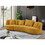 Liyasi Living room sofa set with luxury teddy fleece, 2 seater, armchair swivel 360 degree W820S00036