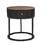 Round Nightstand with Drawer, 19.68 inch Wood End Table with Storage, Small Table or Living Room, Bedroom and Small Spaces W821P184398