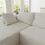 Modern Upholstered Sectional Sofa Couch Set,Modular 108" L Shaped Sectional Living Room Sofa Set with 6 Pillows,Free Combination Sofa Couch for Living Room,Bedroom(Left Chaise) W834P166039