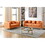 W834S00057 Orange+Fabric+Primary Living Space+American Design+Foam