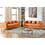W834S00058 Orange+Fabric+Primary Living Space+American Design+Foam