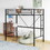 Metal Twin Loft Bed Frame with Stairs & Full-Length Guardrail, Space-Saving Design, No Box Spring Needed, Noise Free, Black W840125869