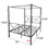 Metal Canopy Bed Frame, Platform Bed Frame with x Shaped Frame Full Black W84041891
