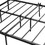 Metal Platform Bed Frame with Headboard No Box Spring Needed Twin BLACK W84068777