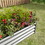 Metal Raised Garden Bed, Rectangle Raised Planter 4X2X1ft for Flowers Plants, Vegetables Herb Veezyo Silver W84091001