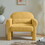 W848141061 Antique Yellow+Fabric+Wood+Dining Room+Modern