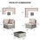 Outdoor Rattan 7 Pieces Furniture Sofa and Table Set W874S00025