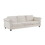89.37" Mid-Century Modern Couch Velvet Sofa Couch 3 Seater Sofa, Beige W876110830