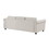 89.37" Mid-Century Modern Couch Velvet Sofa Couch 3 Seater Sofa, Beige W876110830