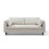 Pillowed Back Cushions and Rounded Arms, Durable Upholstered Fabric Sofa for Home, Apartment, Dorm W876125198