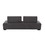 85.4" Minimalist Sofa 3-Seater Couch for Apartment, Business Lounge, Waiting Area, Hotel Lobby Grey W87663987