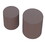 Upgrade MDF Nesting table set of 2, Mutifunctional for Living room/Small Space/Goods Display, Brown W87671330