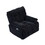 360 Degree Swivel Fabric Single Sofa Heavy Duty Reclining Chair for Living Room, BLACK W876P189607