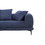 108.3" Modern Sofa Couch 4-Seater Fabric Sofa for Livingroom Office BLUE W876S00044