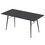 Upgrade Dining Table Black Desktop 1800mm W876S00071