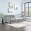 Daybed with Trundle Upholstered Tufted Sofa Bed, with Beautiful Round Armset Design, TWIN SIZE, Grey W876S00094