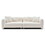 110.23" Oversized Sofa Comfy Teddy Boucl&#233; Couch with 4 Pillows Premium 3-Seater Bubble Couch for Living Room/Bedroom,Home/Office BEIGE W876S00198