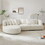Boucle sofa,Modular Sectional Couch for Living Room Apartment Lounge,Free Combination Beige W876S00226