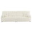 111.81" Soft Thick Fuzzy Faux Rabbit Fur Couch Sofa,Luxury Cute Cozy Furry couch,Plush Warm Fleece Fluffy ultra soft fabric sofa,Beige. W876S00240